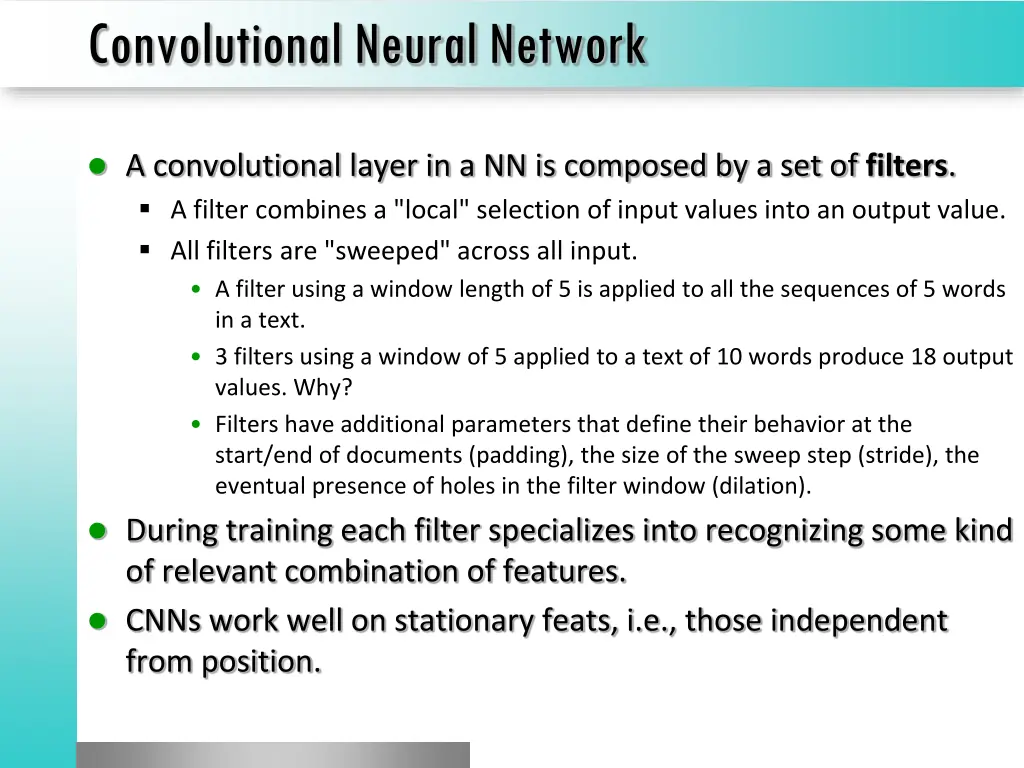 convolutional neural network