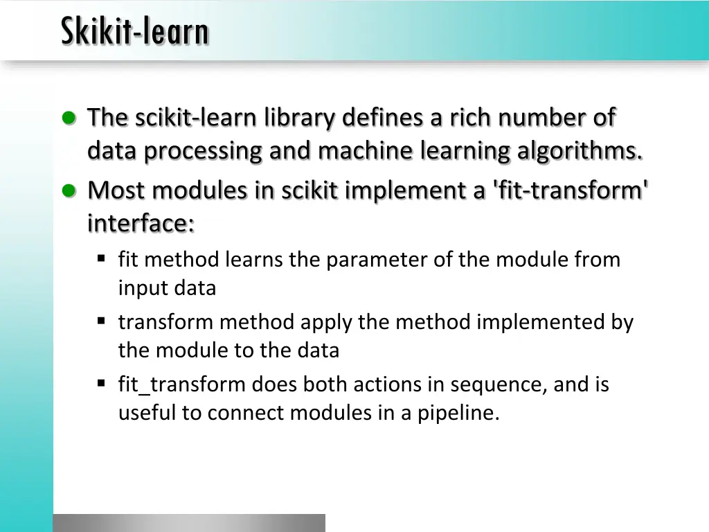 skikit learn