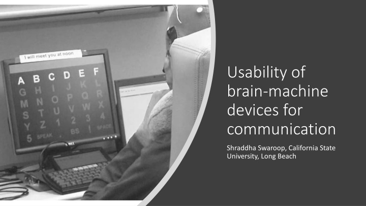 usability of brain machine devices