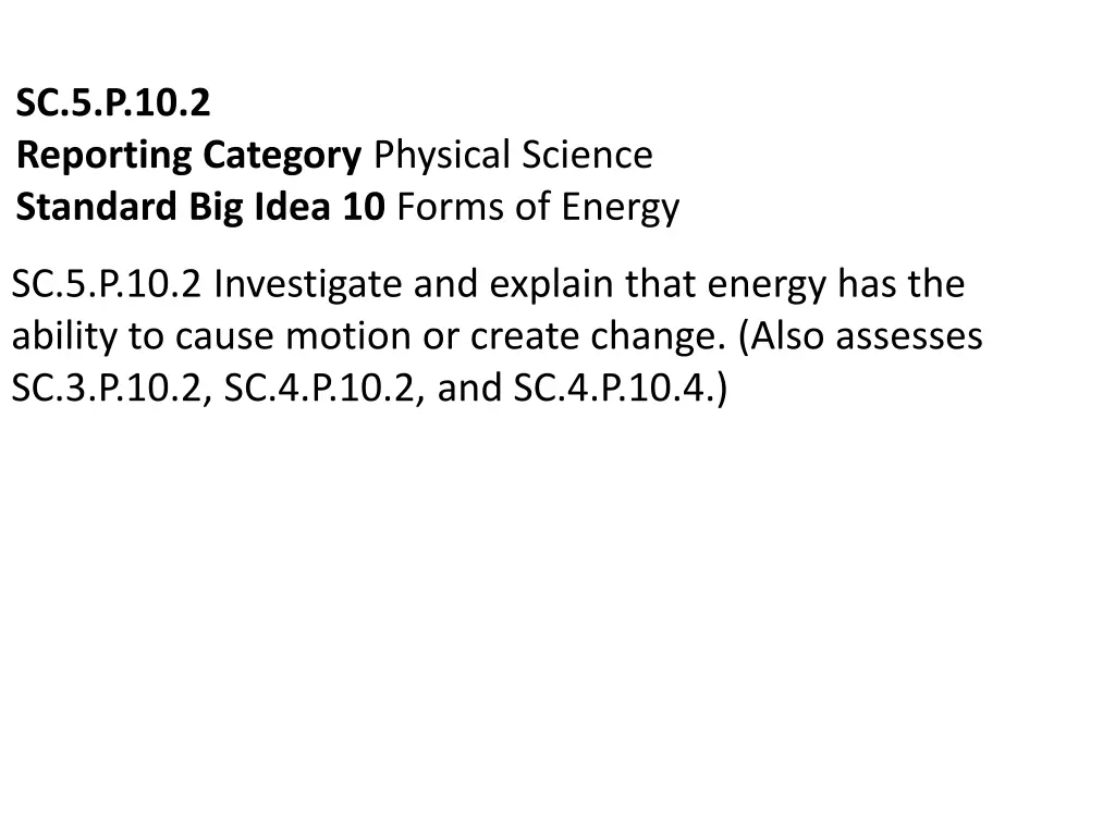 sc 5 p 10 2 reporting category physical science