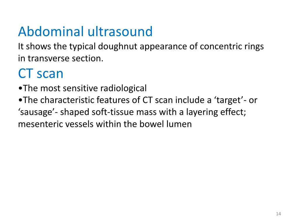 abdominal ultrasound it shows the typical