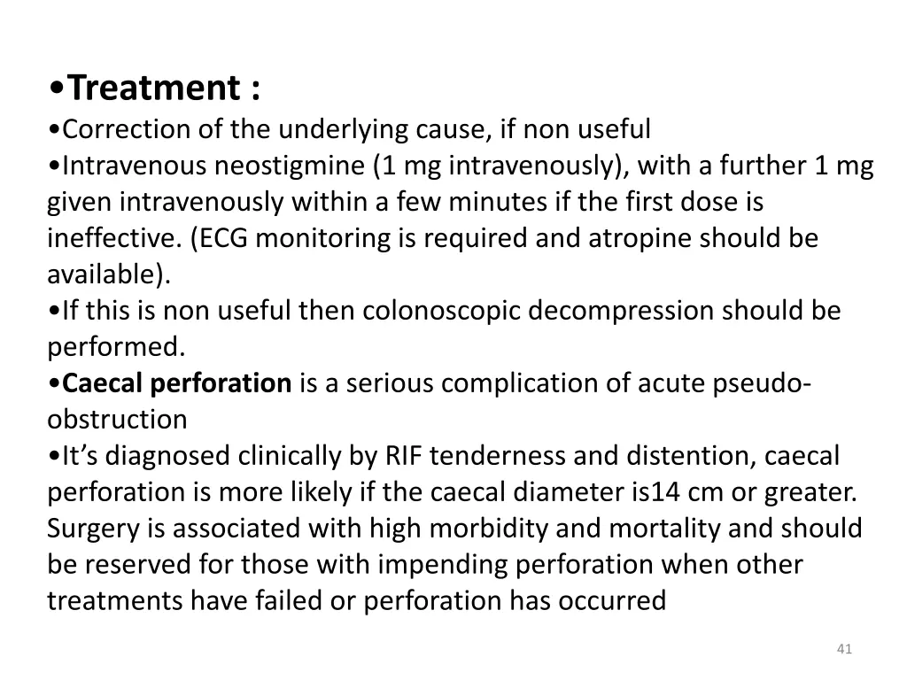 treatment correction of the underlying cause