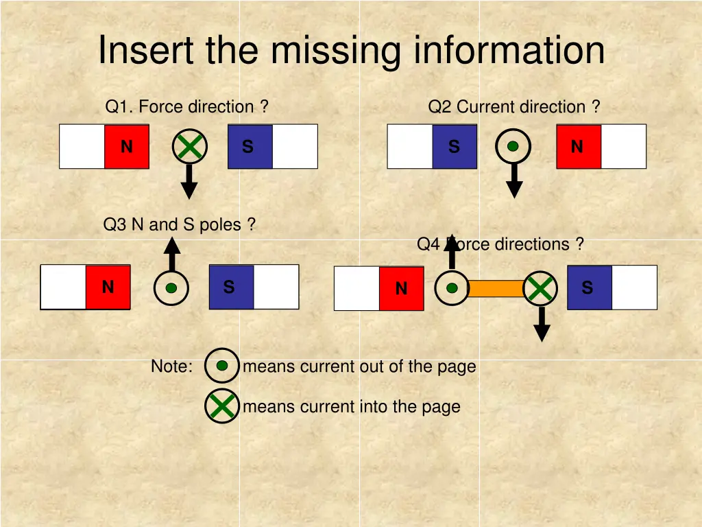 insert the missing information