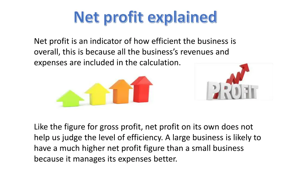 net profit explained