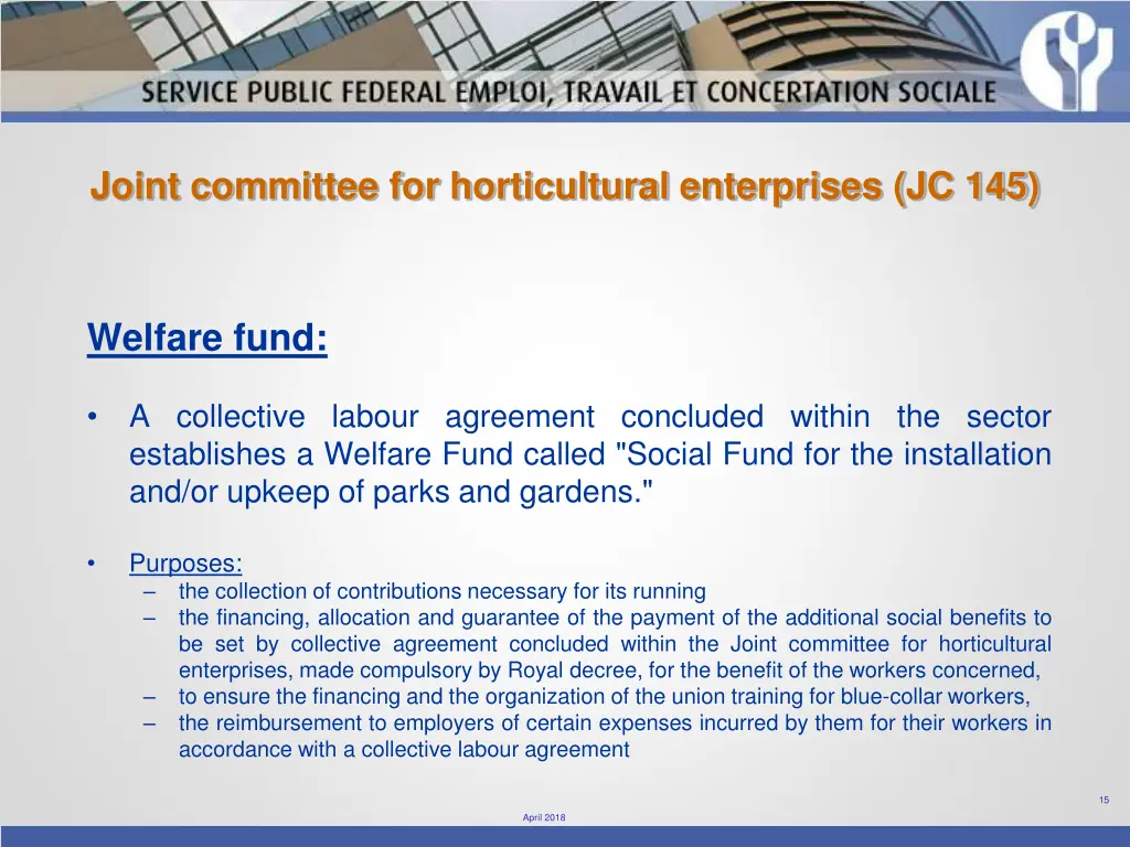 joint committee for horticultural enterprises 7