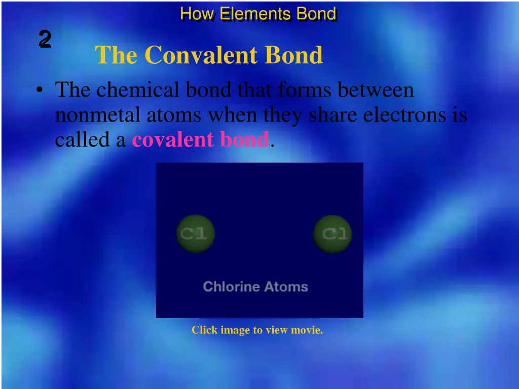 how elements bond 5