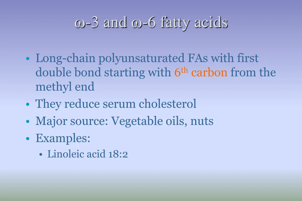 3 and 6 fatty acids 2