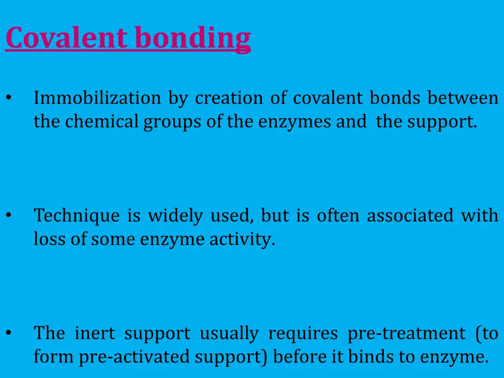 covalent bonding