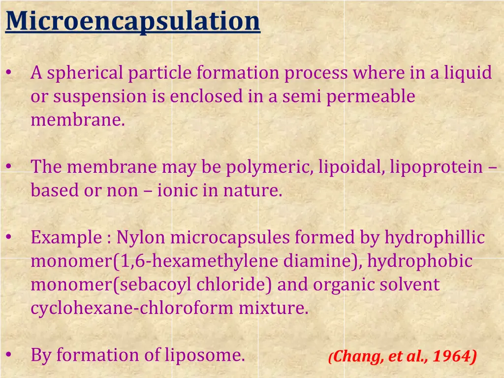 microencapsulation