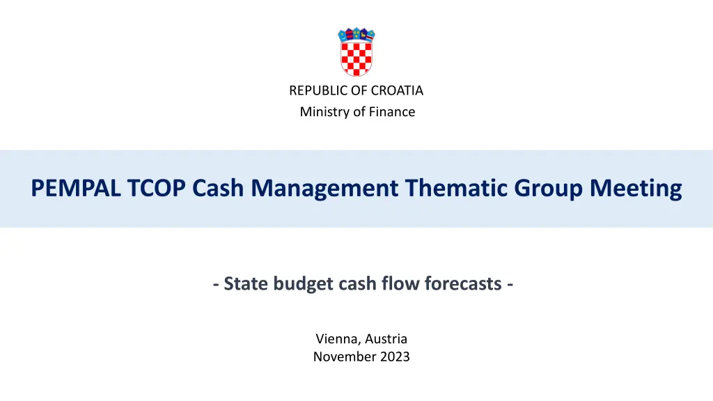 republic of croatia ministry of finance
