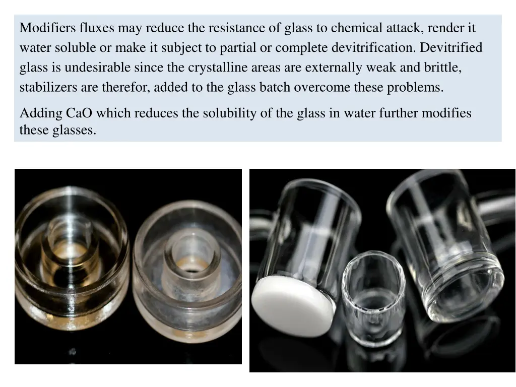 modifiers fluxes may reduce the resistance