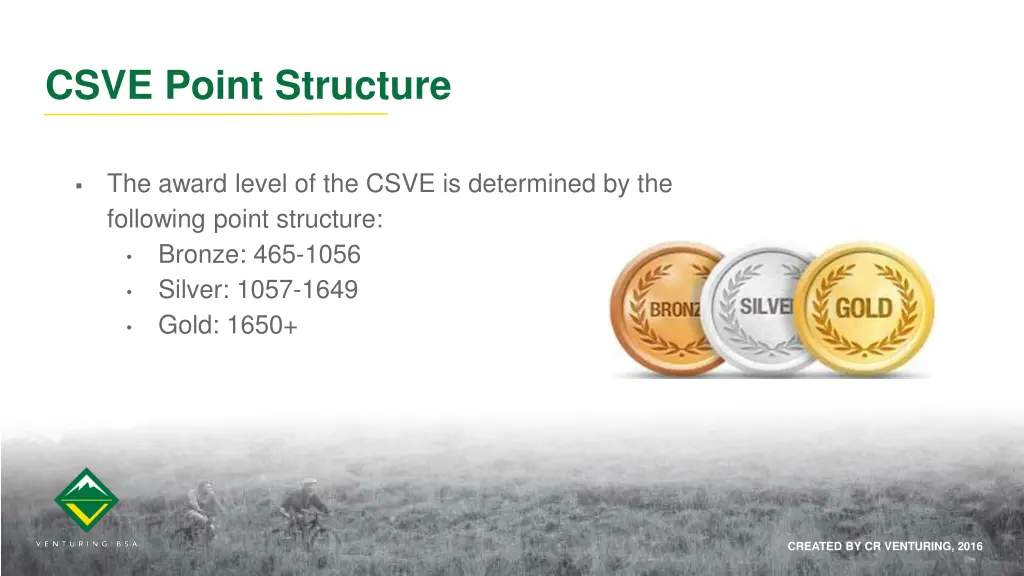 csve point structure