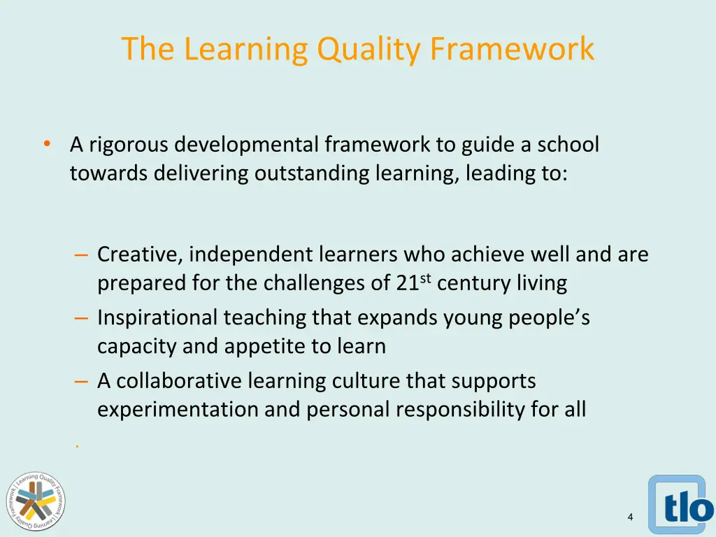 the learning quality framework 2