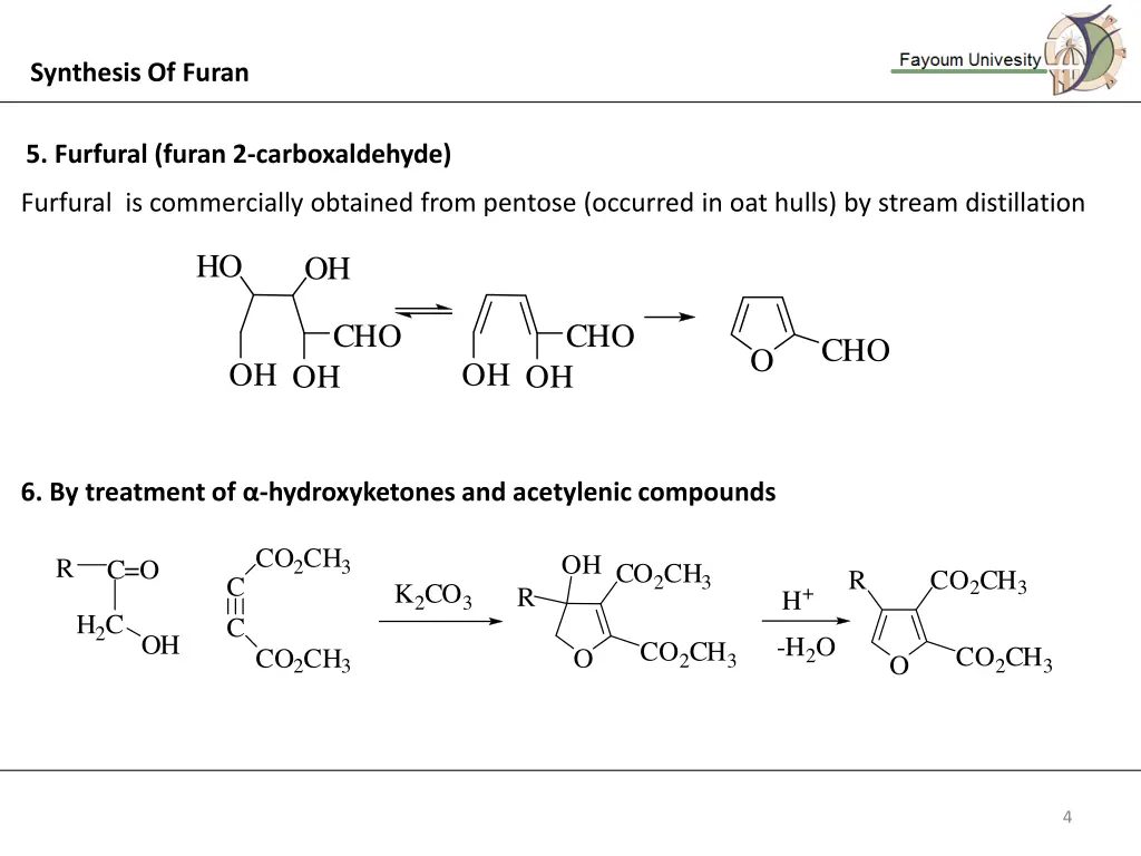 synthesis of furan 2