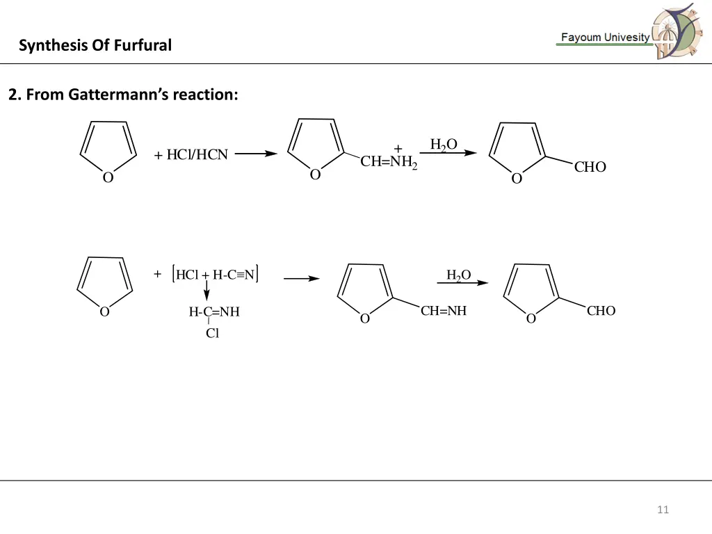 synthesis of furfural 1