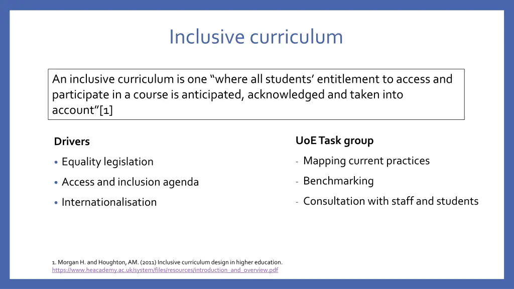 inclusive curriculum