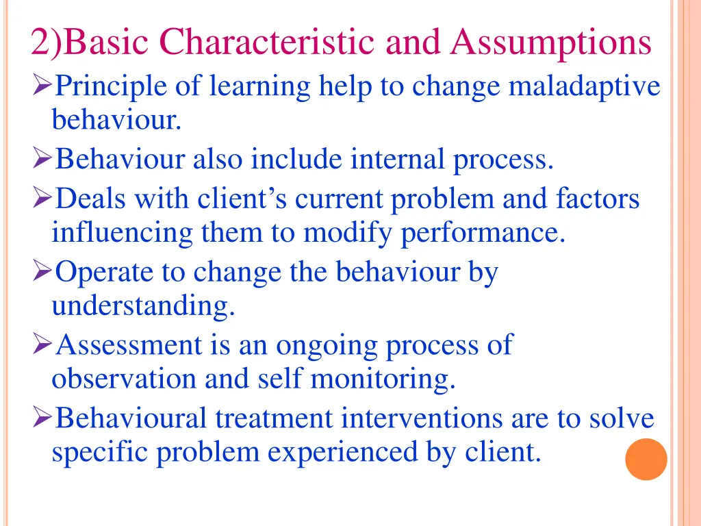 2 basic characteristic and assumptions principle