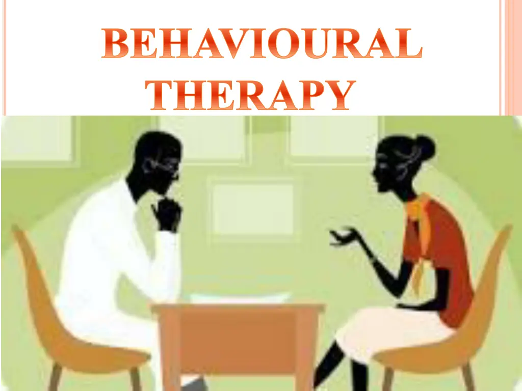 behavioural therapy