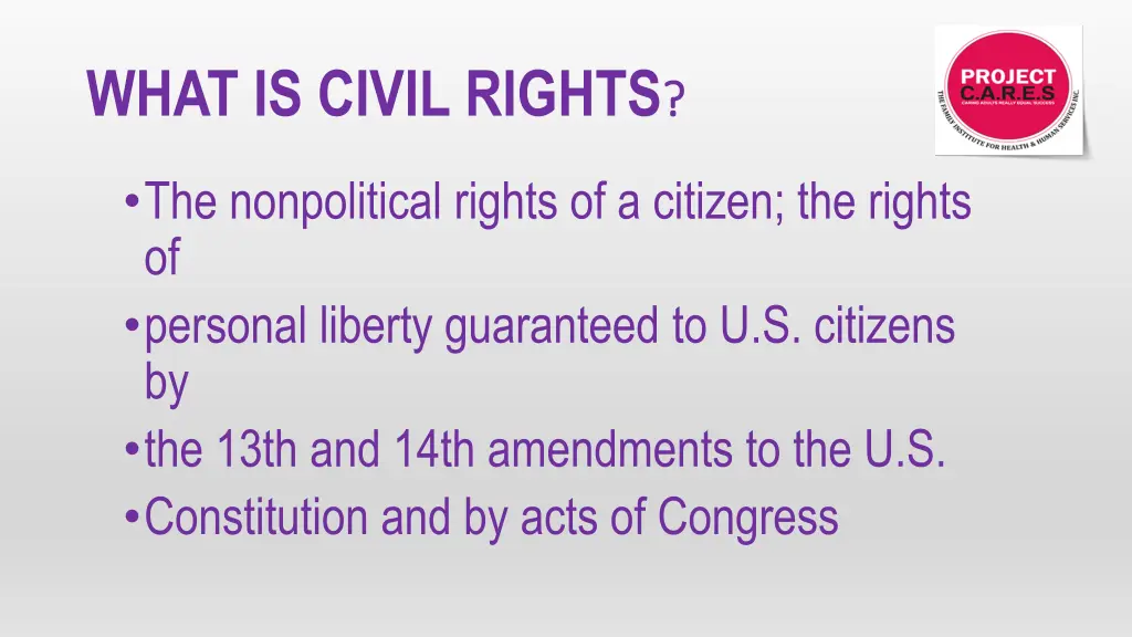 what is civil rights