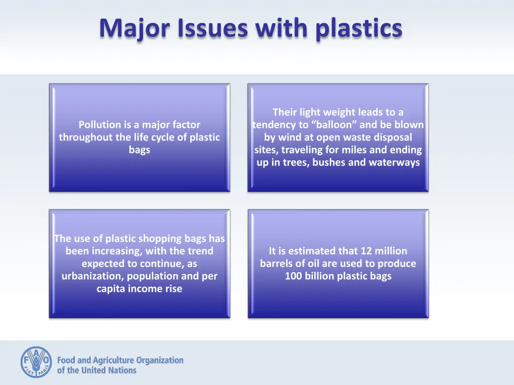 major issues with plastics