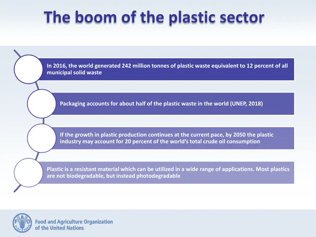 the boom of the plastic sector