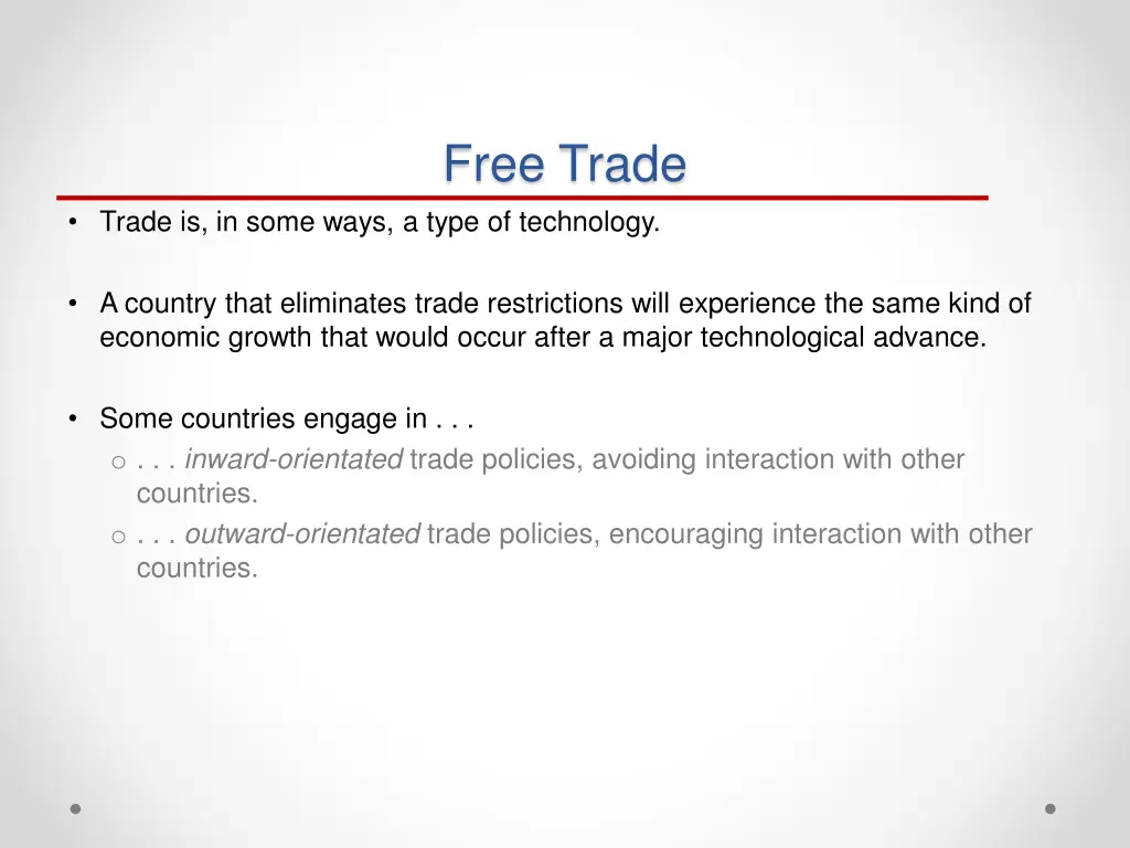 free trade