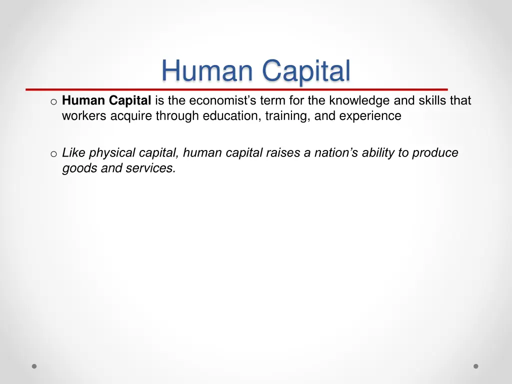 human capital