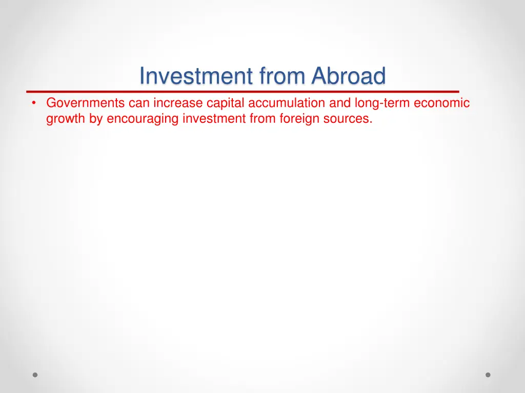 investment from abroad governments can increase