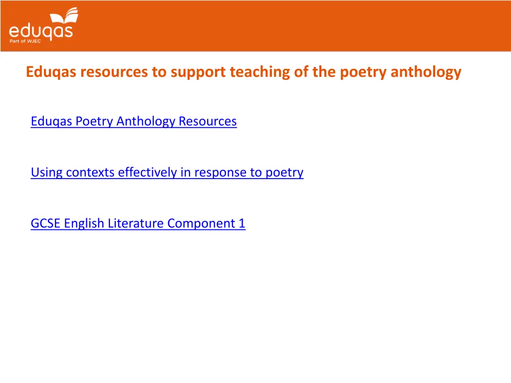 eduqas resources to support teaching