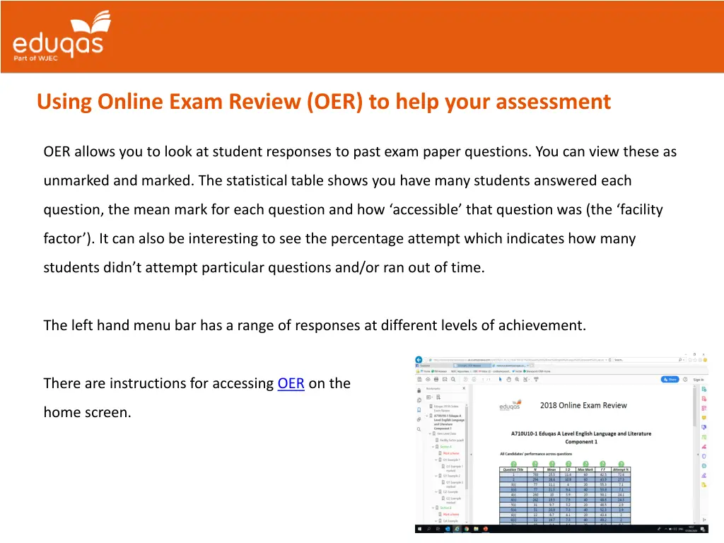 using online exam review oer to help your