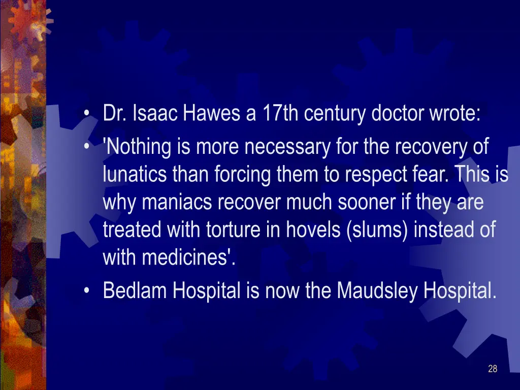 dr isaac hawes a 17th century doctor wrote