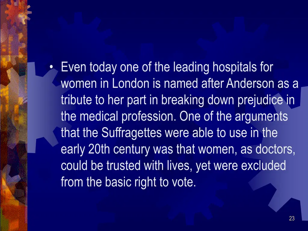 even today one of the leading hospitals for women