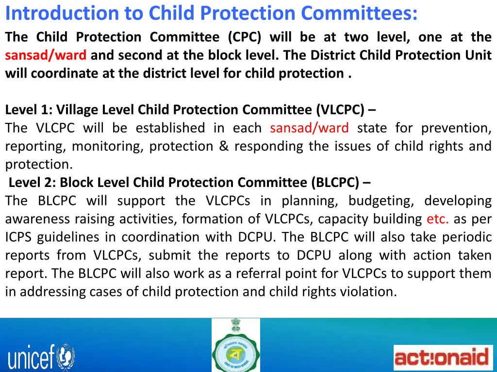 introduction to child protection committees 1