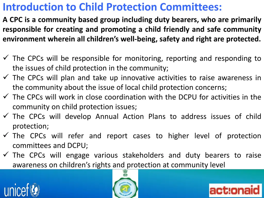 introduction to child protection committees