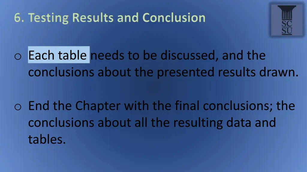 6 testing results and conclusion 3