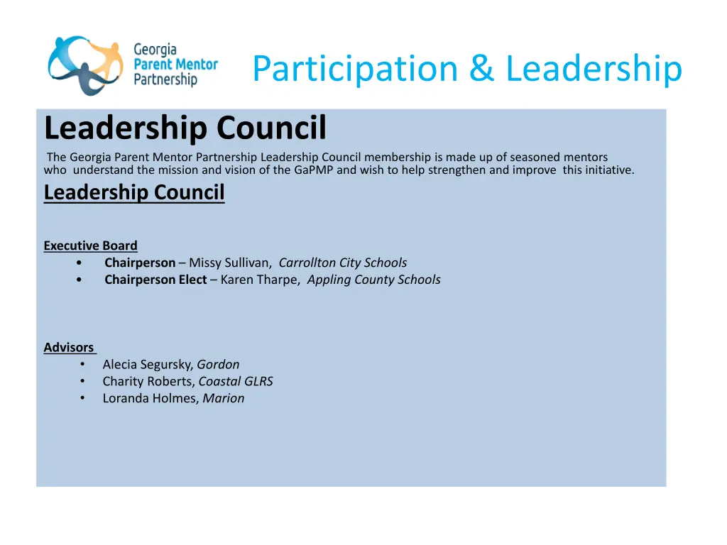 participation leadership