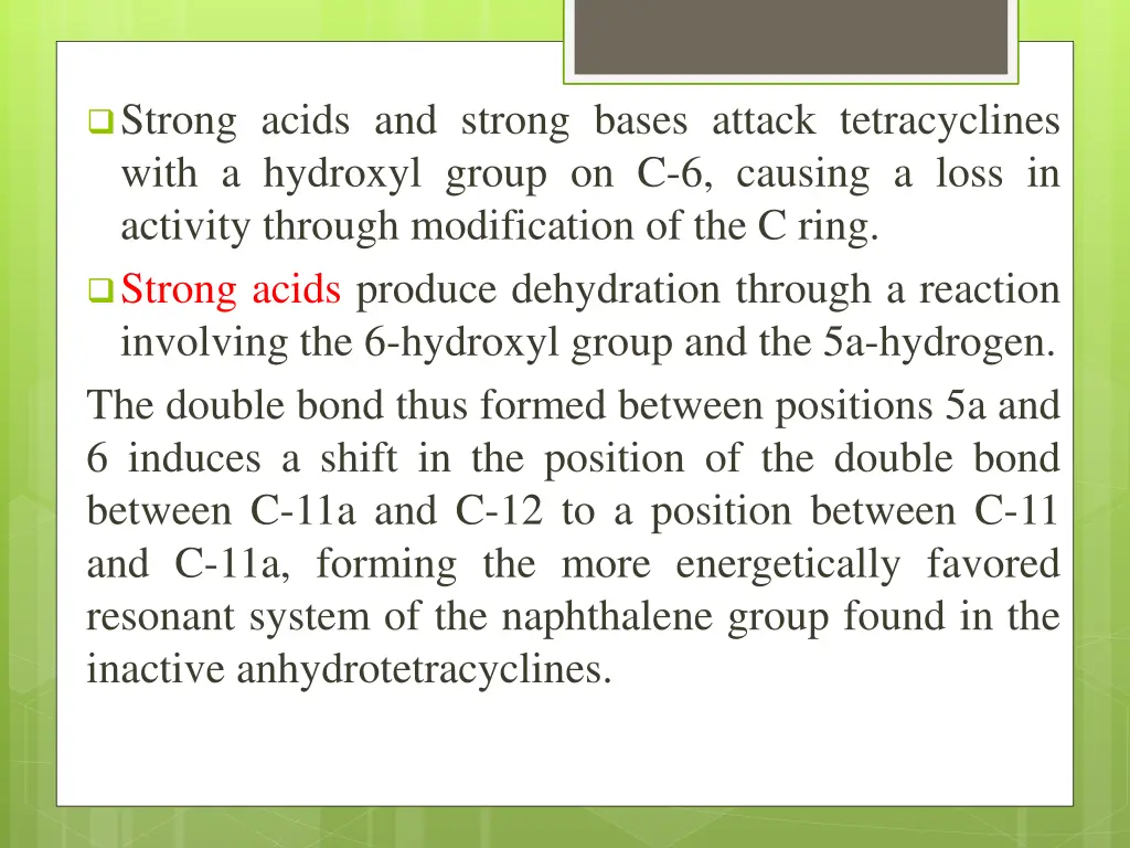 strong acids and strong bases attack