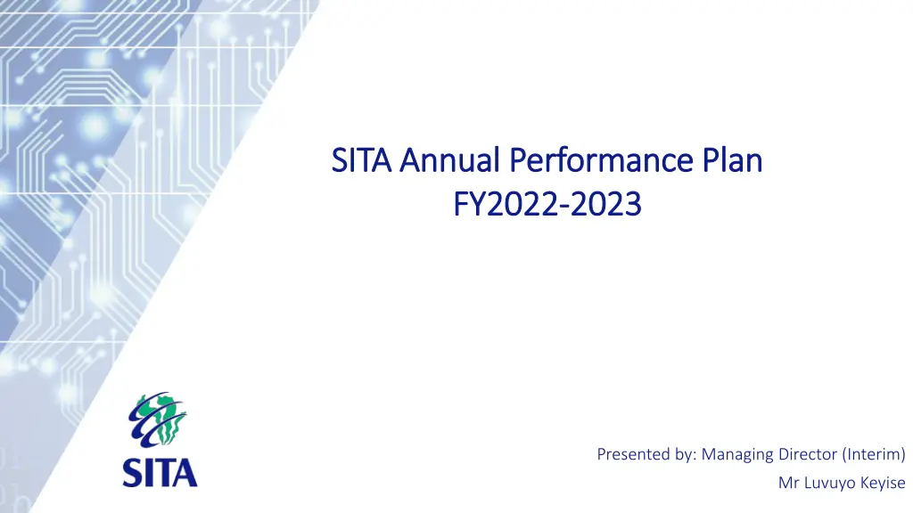 sita annual performance plan sita annual