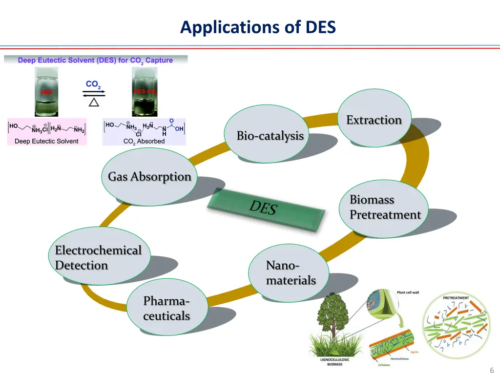 applications of des