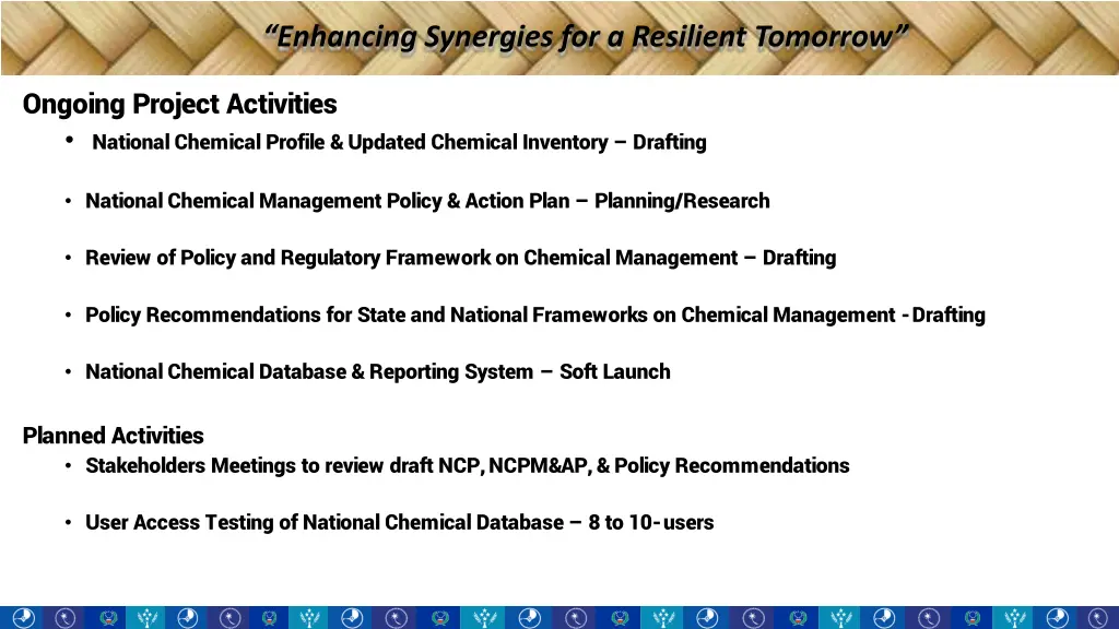 enhancing synergies for a resilient tomorrow 2