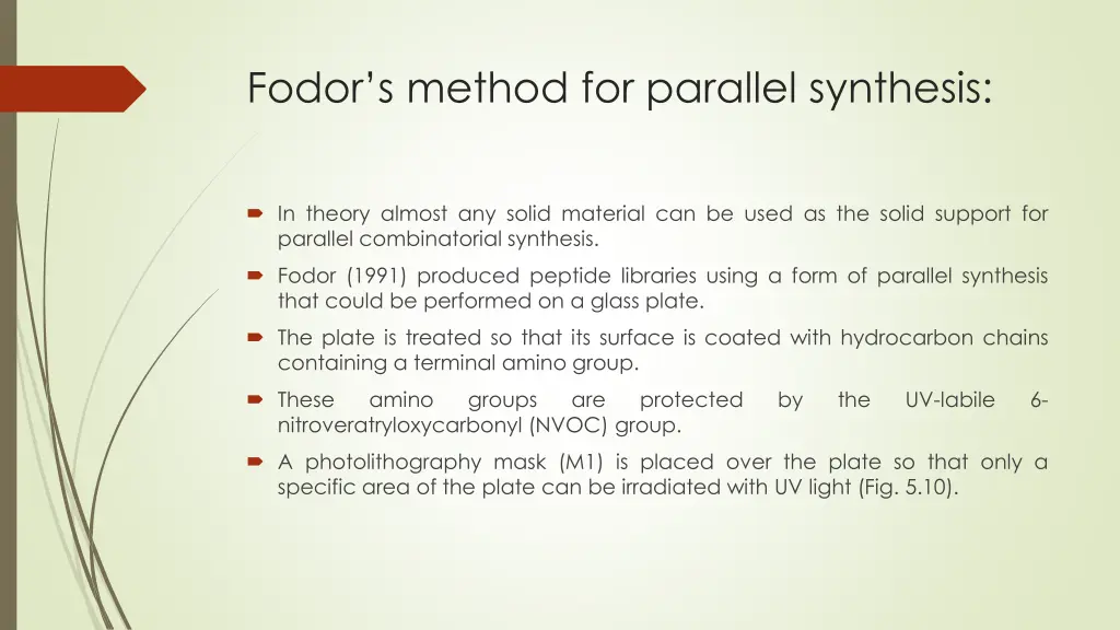 fodor s method for parallel synthesis