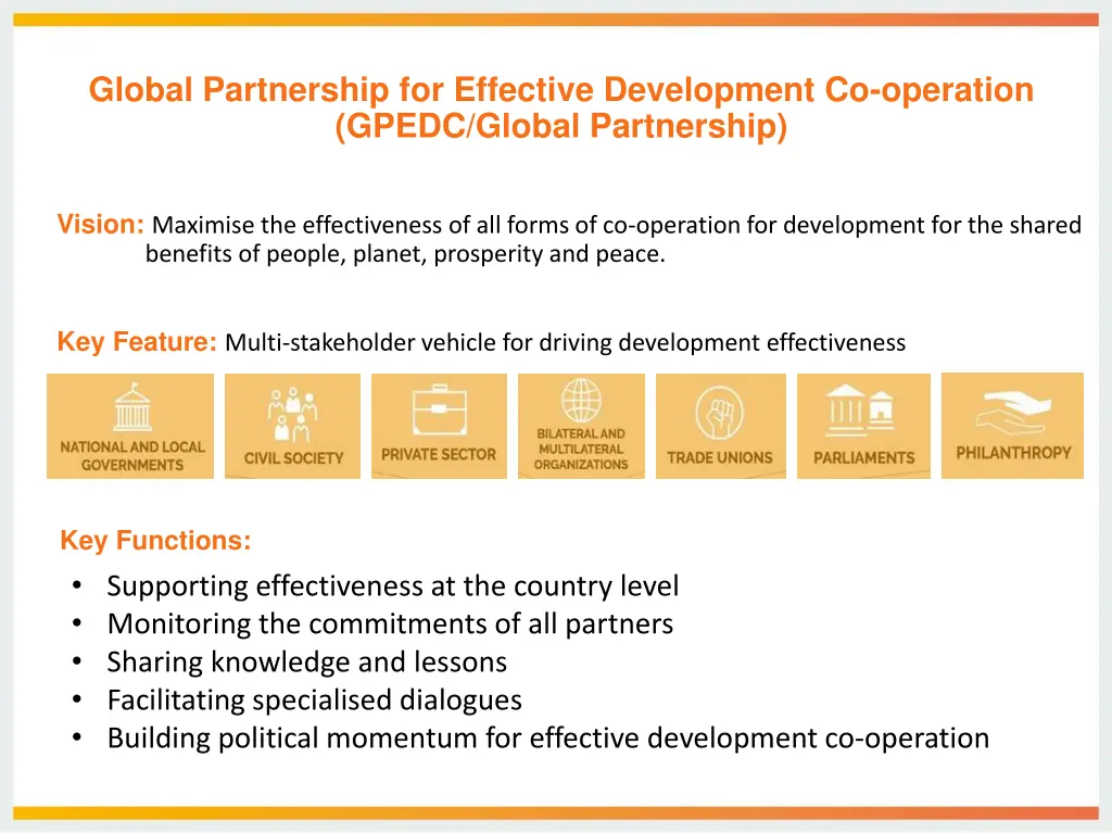 global partnership for effective development