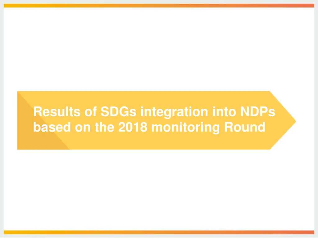 results of sdgs integration into ndps based