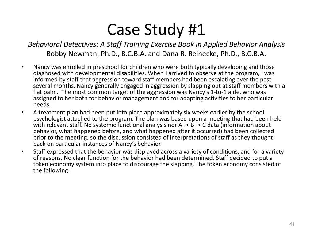 case study 1