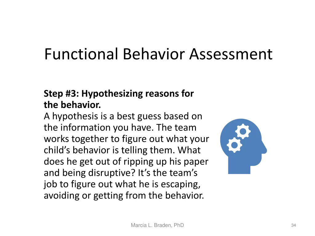 functional behavior assessment