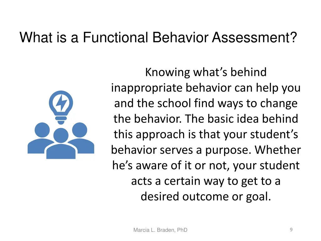 what is a functional behavior assessment 1