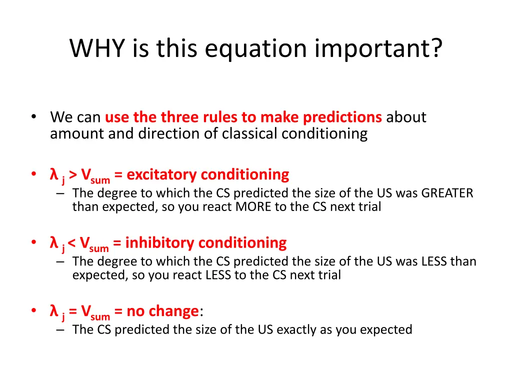 why is this equation important