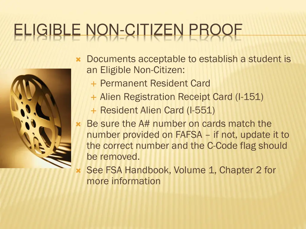 eligible non citizen proof