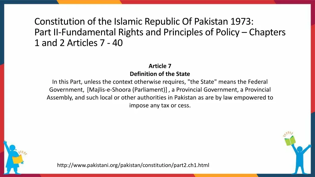 constitution of the islamic republic of pakistan