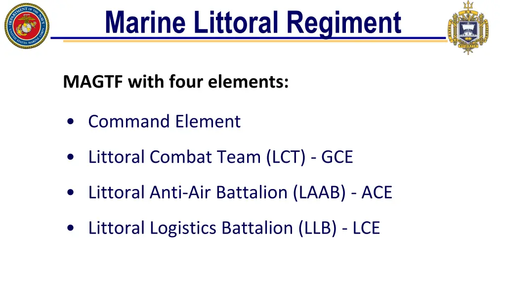 marine littoral regiment